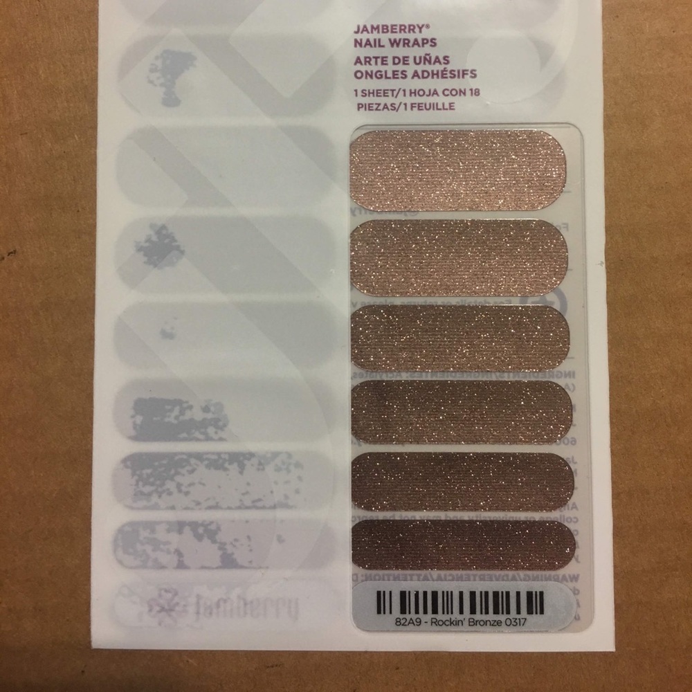 Full Sheet Jamberry Wraps - Rockin Bronze